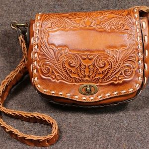 Patricia Nash Brown Leather Crossbody